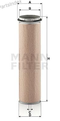 Изображение - Фильтр воздушный MANN-CF 1300