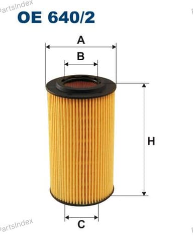 Изображение - Фильтр масляный Filtron OE 640/2 (HU 718/5 X)