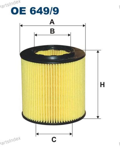 Изображение - Фильтр масляный Filtron OE 649/9 (HU 816 X)