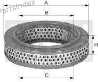 Изображение - Фильтр воздушный MANN-C 1415