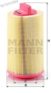 Изображение - Фильтр воздушный MANN-C 14 114