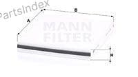 Изображение - Фильтр салонный MANN-CU 22 003