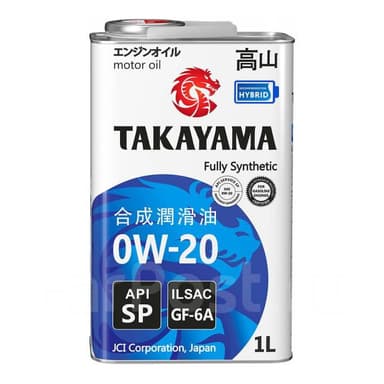 Изображение - TAKAYAMA SAE 0W-20 ILSAC GF-6A, API SP