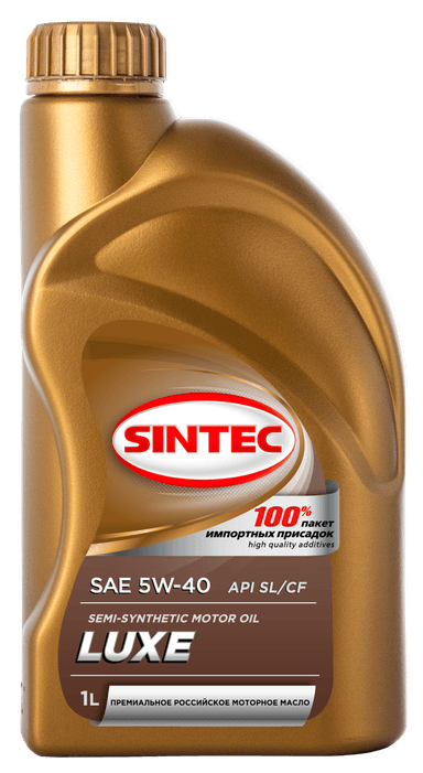 Изображение - SINTEC LUXE SAE 5W40 SL/CF