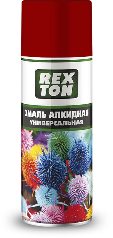 Изображение - RT100.40 Эмаль алкидная универсальная REXTON, красная, аэрозоль