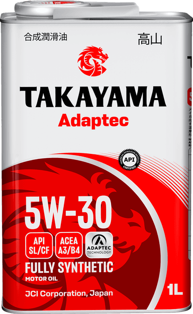 Изображение - TAKAYAMA Adaptec SAE 5W-30, A3/B4, SL/CF