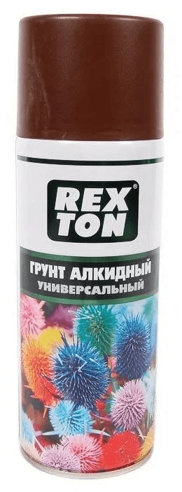 Изображение - RT140.30 Грунт универсальный алкидный REXTON, красно-коричневый, аэрозоль