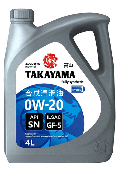 Изображение - TAKAYAMA SAE 0W-20 ILSAC GF-5, API SN