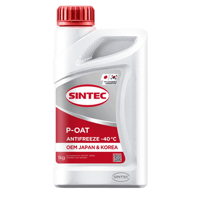 Изображение - Sintec Antifreeze OEM Japan&Korea P-OAT red -40