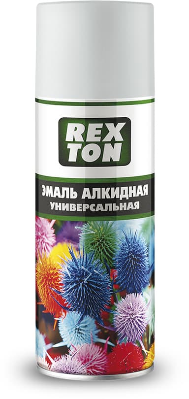 Изображение - RT100.30 Эмаль алкидная универсальная REXTON, белая матовая, аэрозоль