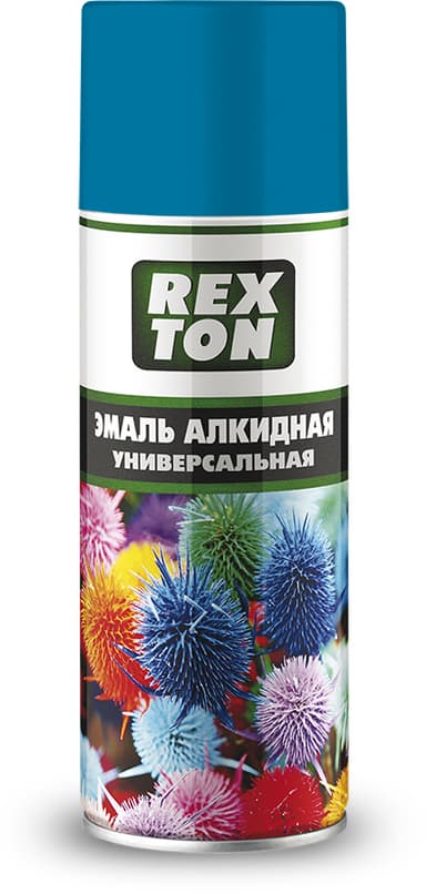 Изображение - RT101.10 Эмаль алкидная универсальная REXTON, голубая, аэрозоль