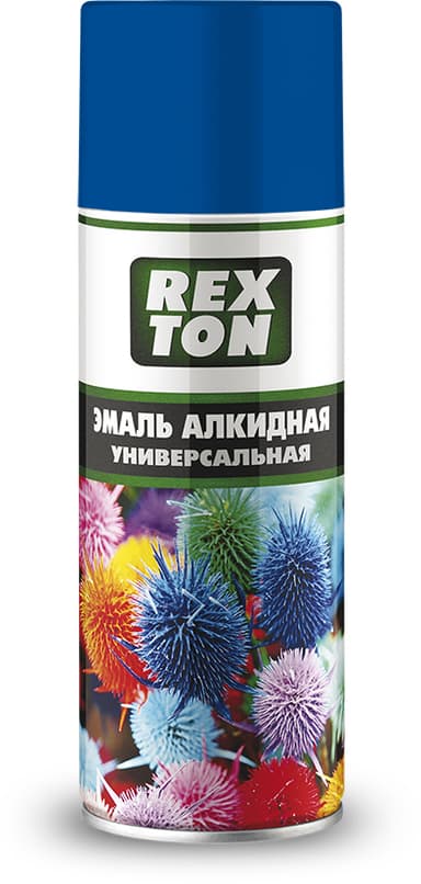 Изображение - RT100.90 Эмаль алкидная универсальная REXTON, синяя, аэрозоль