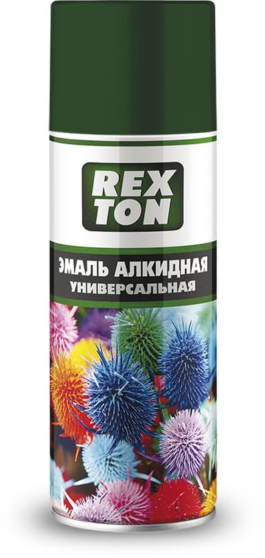 Изображение - RT101.00 Эмаль алкидная универсальная REXTON, темно-зеленая, аэрозоль