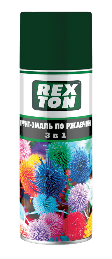 Изображение - RT150.50 Грунт-эмаль по ржавчине 3 в 1, зеленый, аэрозоль