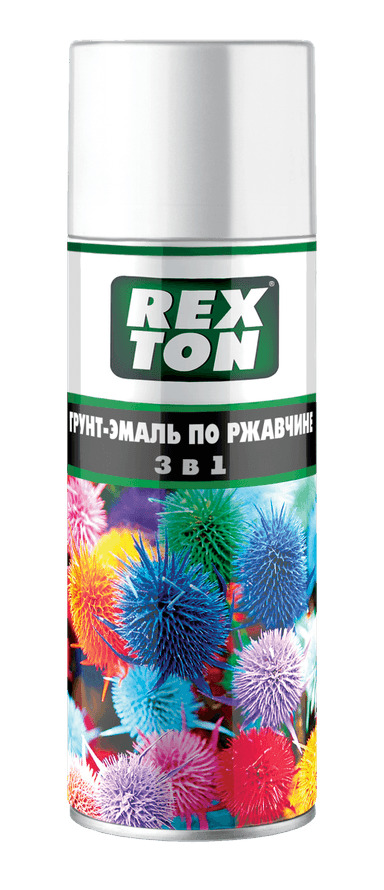 Изображение - RT150.10 Грунт-эмаль по ржавчине 3 в 1, белый, аэрозоль